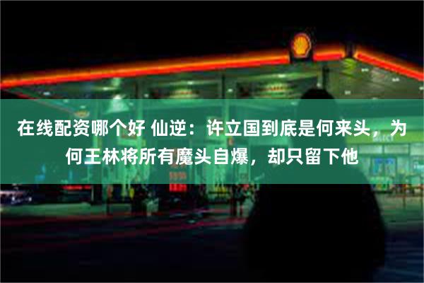 在线配资哪个好 仙逆：许立国到底是何来头，为何王林将所有魔头自爆，却只留下他