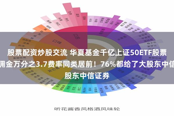 股票配资炒股交流 华夏基金千亿上证50ETF股票交易佣金万分之3.7费率同类居前！76%都给了大股东中信证券