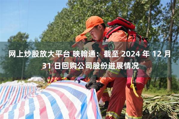 网上炒股放大平台 映翰通：截至 2024 年 12 月 31 日回购公司股份进展情况